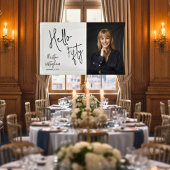 Hello Fifty Photo Script 50th Birthday Party 横断幕