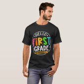 Hello First Gradeチーム1年生新学期 Tシャツ (正面フル)