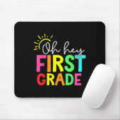 Hello First Gradeチーム1年生新学期Te マウスパッド (マウス)