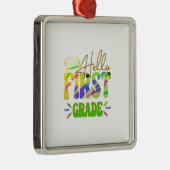 Hello First Grade先生 メタルオーナメント (右)