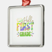 Hello First Grade先生 メタルオーナメント (左)