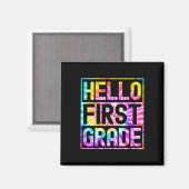Hello First Grade新学期1年生先生 マグネット (正面/裏面)