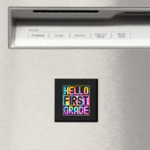 Hello First Grade新学期1年生先生 マグネット (インサイチュ (食洗機))