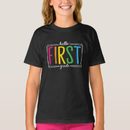 Hello First Grade新学期 Tシャツ