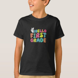 Hello First Grade – キッズ –  Tシャツ