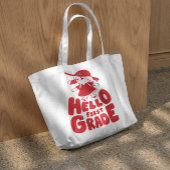 Hello First Grade トートバッグ