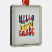 Hello First Grade メタルオーナメント (右)