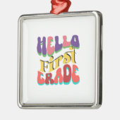 Hello First Grade メタルオーナメント (左)