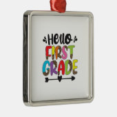 Hello First Grade メタルオーナメント (右)
