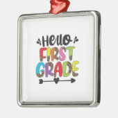 Hello First Grade メタルオーナメント (左)