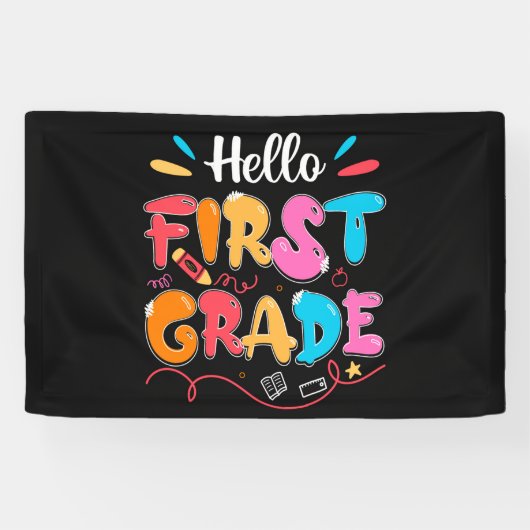 Hello First Grade 横断幕 (横)
