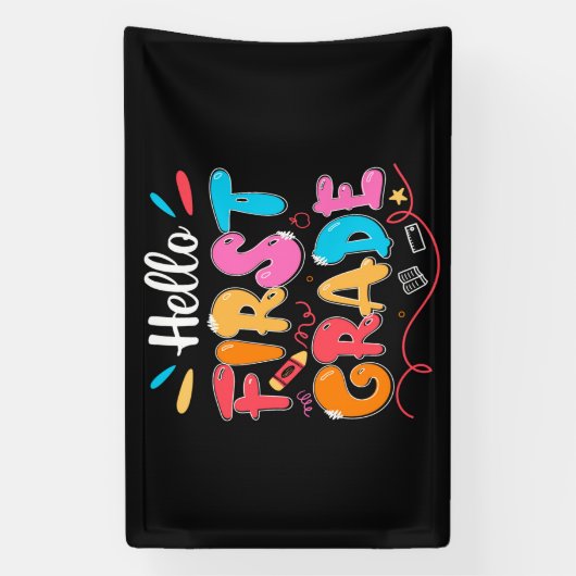 Hello First Grade 横断幕 (縦)