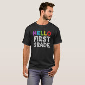 Hello First Grade 1年生新学期 Tシャツ (正面フル)