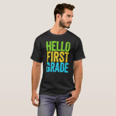 Hello First Grade     1st Grade Back To School   Tシャツ (正面フル)