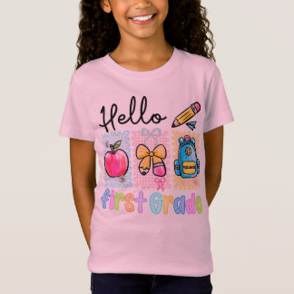 Hello First Grade Tシャツ