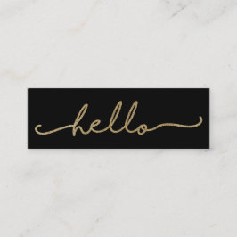 Hello Foilフェイク名刺 スキニー名刺