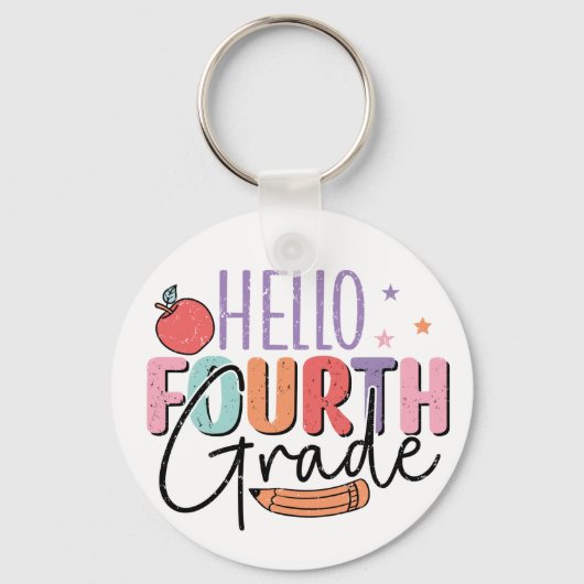 Hello Four Grade新学期 キーホルダー (正面)