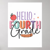 Hello Four Grade新学期 ポスター (正面)