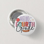 Hello Four Grade新学期 缶バッジ (正面&裏面)