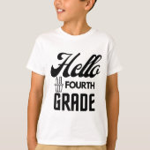 Hello Four Grade、新学期Tシャツ Tシャツ (正面)