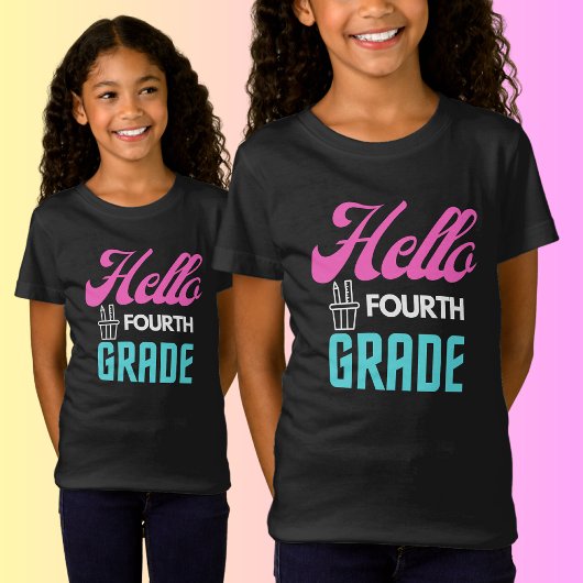 Hello Four Grade、新学期Tシャツ Tシャツ
