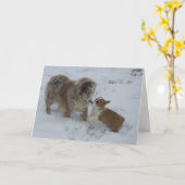 Hello Friendのグリーティングカード カード (黄色い花)