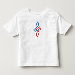 Hello Friends Simple Happy Greeting Design トドラーTシャツ