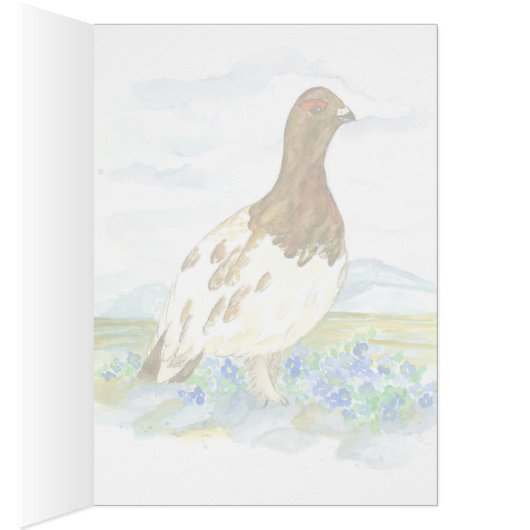 Hello From Alaska Willow Ptarmigan 空白の (内側 (右))