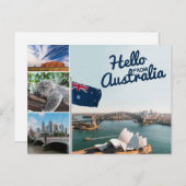 Hello From Australiaはがき ポストカード (正面/裏面)