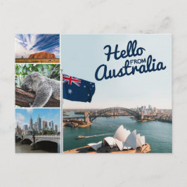 Hello From Australiaはがき ポストカード
