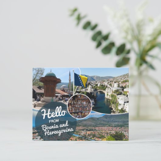 Hello From Boisan and Vantia Postgca ポストカード (スタンド正面)