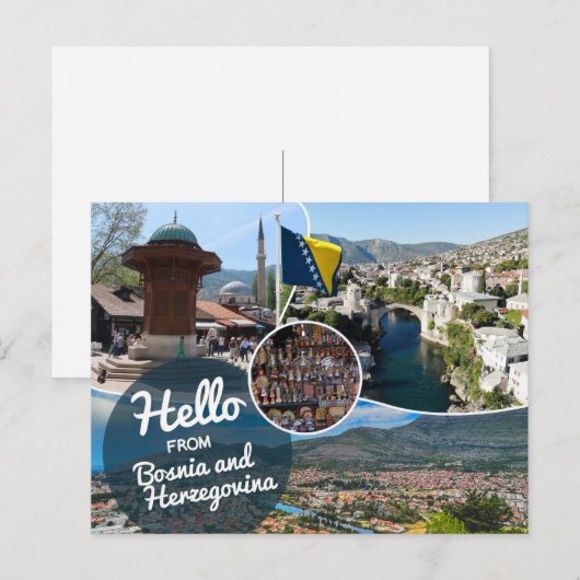 Hello From Boisan and Vantia Postgca ポストカード (正面/裏面)