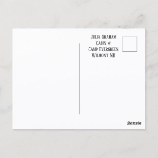 Hello From Campポストカード ポストカード