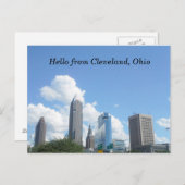 HELLO FROM CLEVELAND OHIOポストカード ポストカード (正面/裏面)
