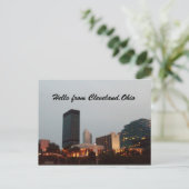 HELLO, FROM CLEVELAND, OHIOポストカード ポストカード (スタンド正面)