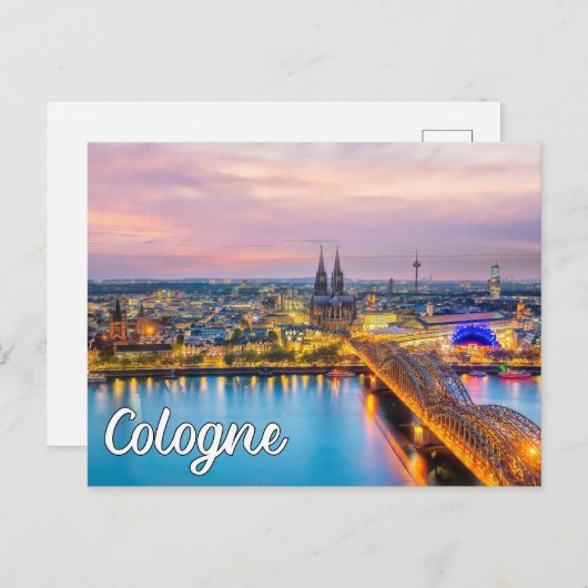 Hello From Cologne, Germany ポストカード (正面/裏面)