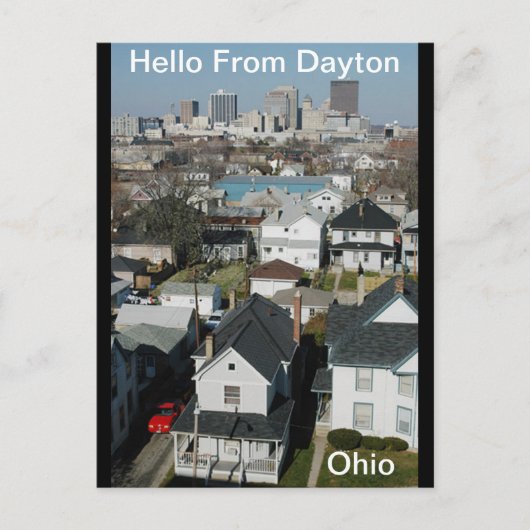 Hello From Dayton, Ohioポストカード ポストカード (正面)