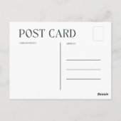 Hello From Detroitポストカード ポストカード (裏面)