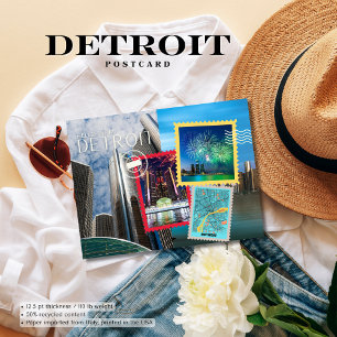 Hello From Detroitポストカード ポストカード