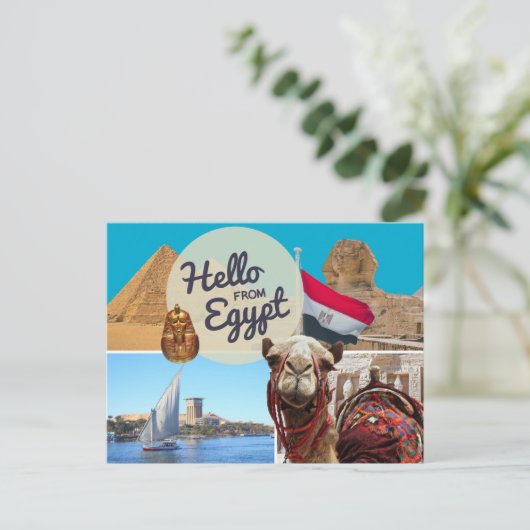 Hello From Egyptはがき ポストカード (スタンド正面)
