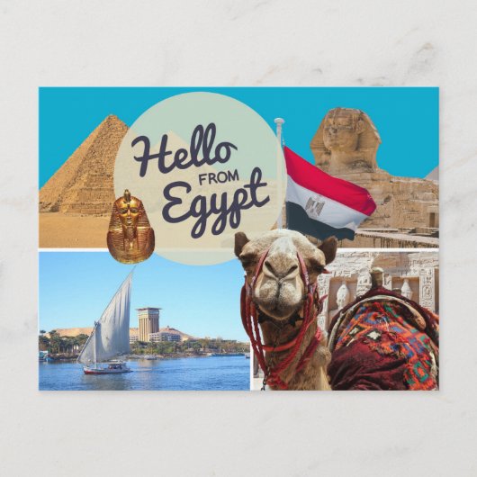 Hello From Egyptはがき ポストカード (正面)