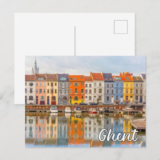 Hello From Ghent, Belgium ポストカード (正面/裏面)