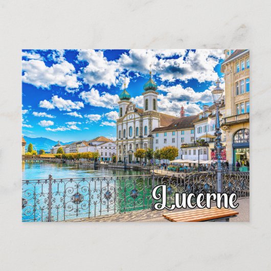 Hello From Lucerne, Switzerland ポストカード (正面)