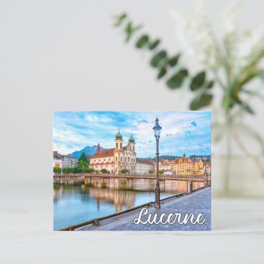Hello From Lucerne, Switzerland ポストカード (スタンド正面)