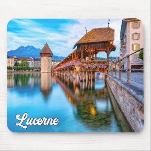 Hello From Lucerne, Switzerland マウスパッド