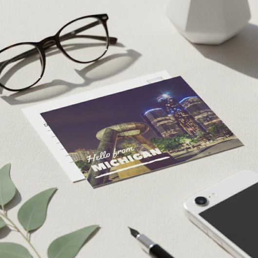 Hello From Michiganはがき ポストカード