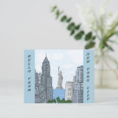 HELLO FROM NEWYORK CITY ポストカード (スタンド正面)