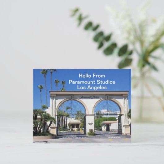 Hello From Paramount Studiosはがき ポストカード (スタンド正面)