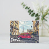Hello From Paris，フランス ポストカード (スタンド正面)