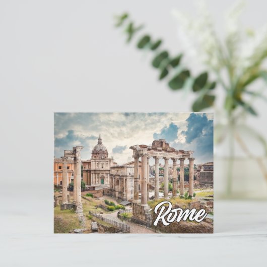 Hello From Rome，イタリア ポストカード (スタンド正面)